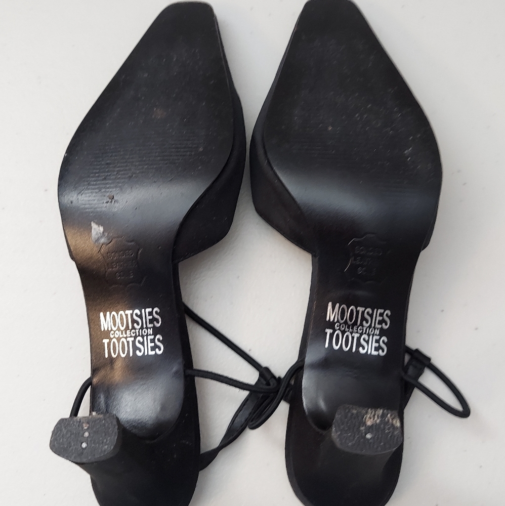 Black MOOTSIE TOOTSIES DRESS SHOE with rhinestones - Picture 5 of 6